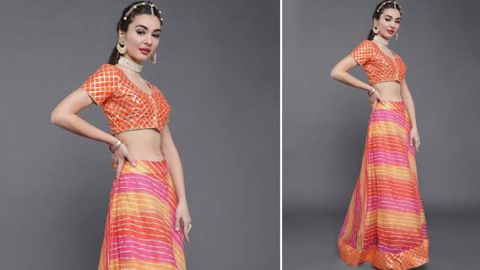 बहुरंगी लहंगा - Multi-Coloured Lehenga