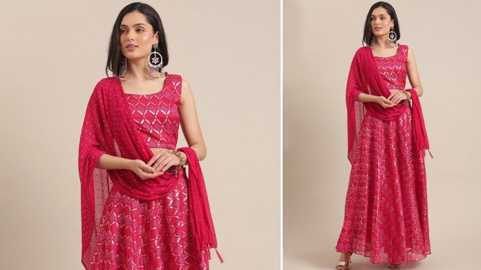 गुलाबी लहंगा - Pink Lehenga