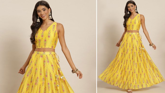 पीला लहंगा - Yellow Lehenga